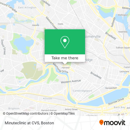 Minuteclinic at CVS map