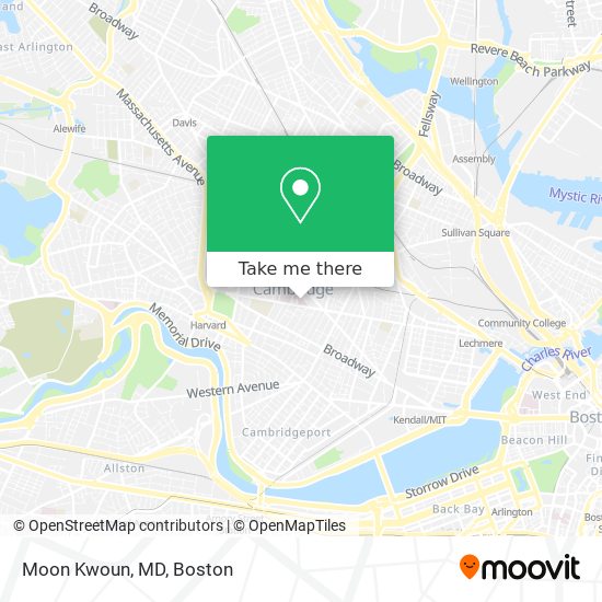 Moon Kwoun, MD map