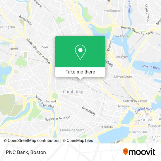 PNC Bank map
