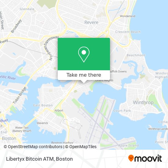 Mapa de Libertyx Bitcoin ATM