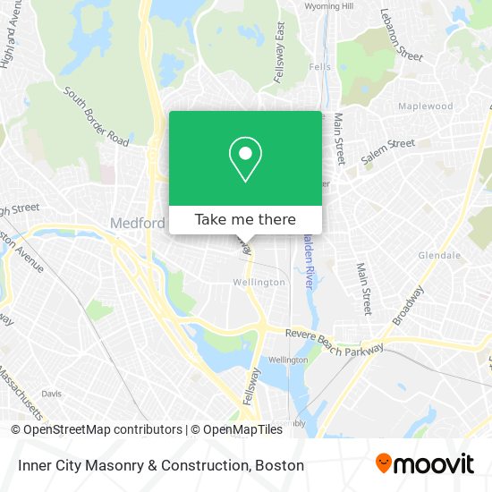 Inner City Masonry & Construction map