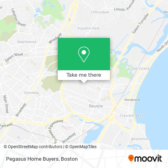 Pegasus Home Buyers map