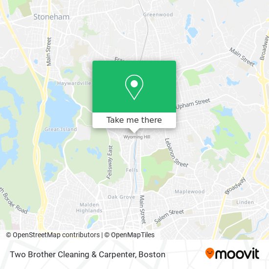 Mapa de Two Brother Cleaning & Carpenter