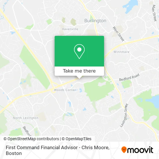 First Command Financial Advisor - Chris Moore map