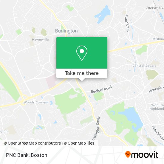 PNC Bank map