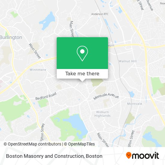 Boston Masonry and Construction map
