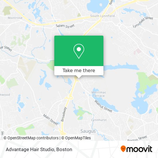 Advantage Hair Studio map