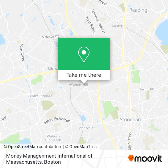 Mapa de Money Managenment International of Massachusetts