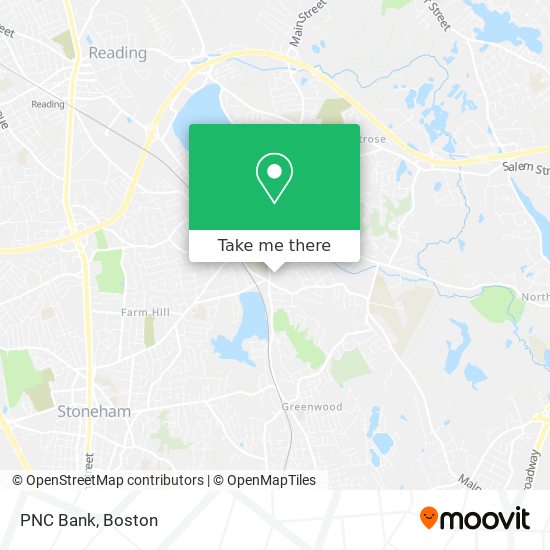 PNC Bank map