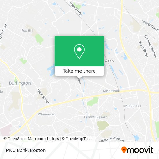 PNC Bank map