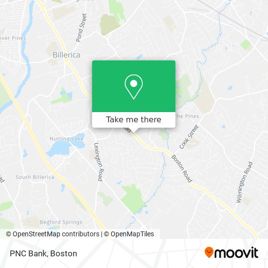 PNC Bank map