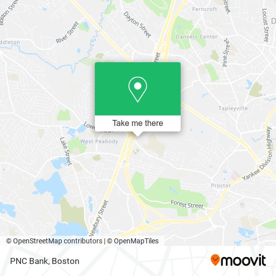 PNC Bank map