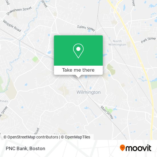 PNC Bank map