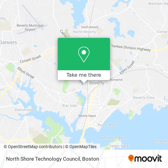 North Shore Technology Council map