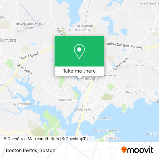 Boston Invites map