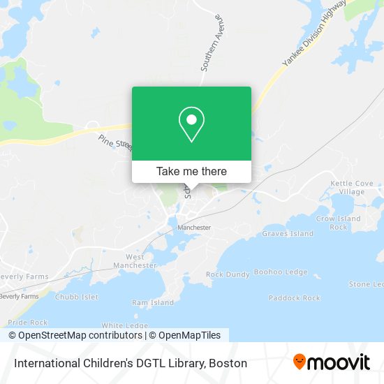 International Children's DGTL Library map