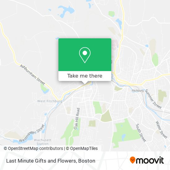 Last Minute Gifts and Flowers map