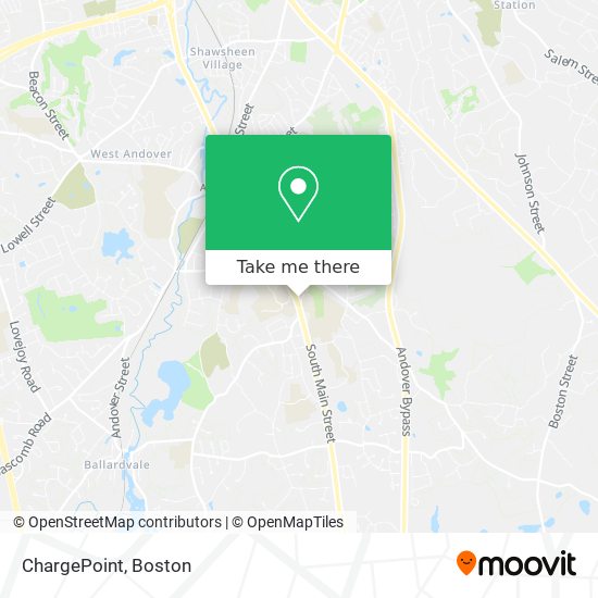 Mapa de ChargePoint