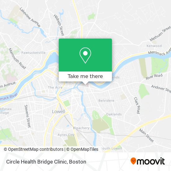 Mapa de Circle Health Bridge Clinic