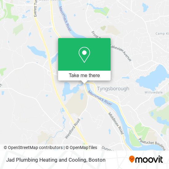 Jad Plumbing Heating and Cooling map