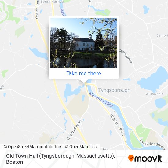Old Town Hall (Tyngsborough, Massachusetts) map
