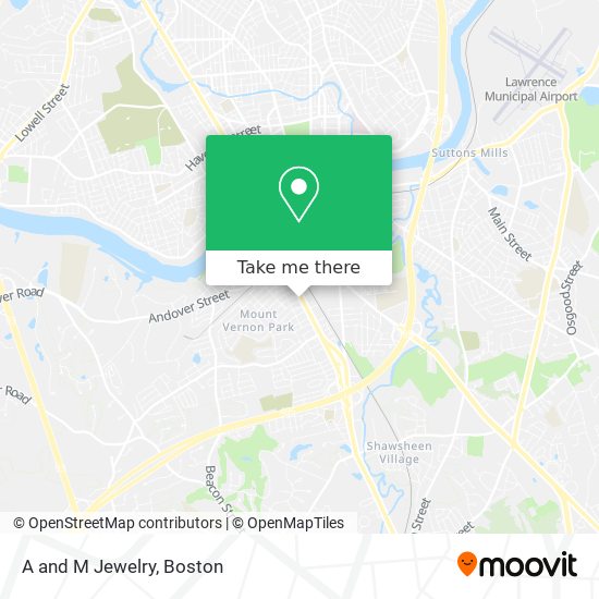 A and M Jewelry map