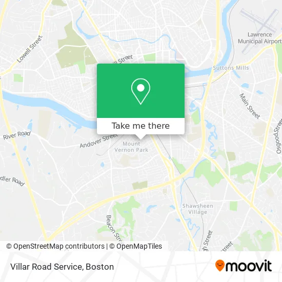 Villar Road Service map