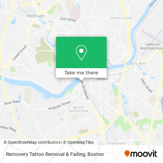 Removery Tattoo Removal & Fading map