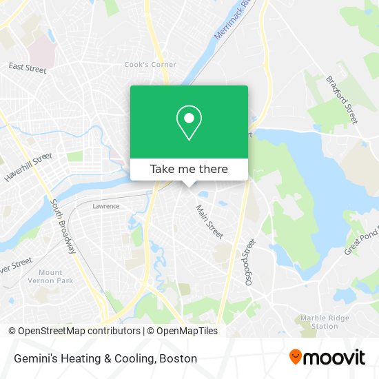 Gemini's Heating & Cooling map