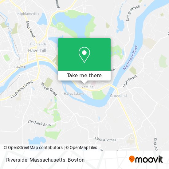 Mapa de Riverside, Massachusetts