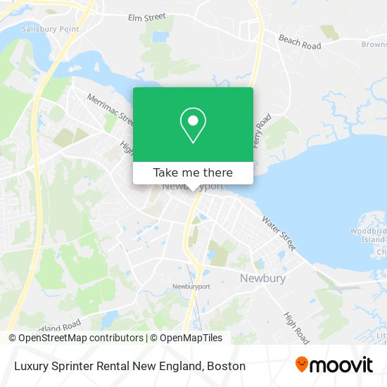 Mapa de Luxury Sprinter Rental New England