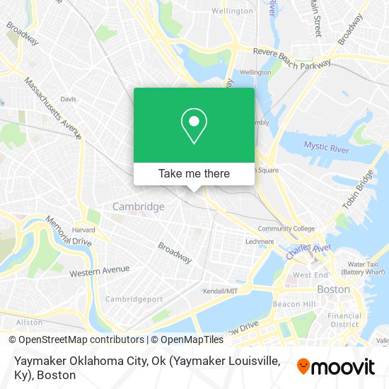 Mapa de Yaymaker Oklahoma City, Ok (Yaymaker Louisville, Ky)