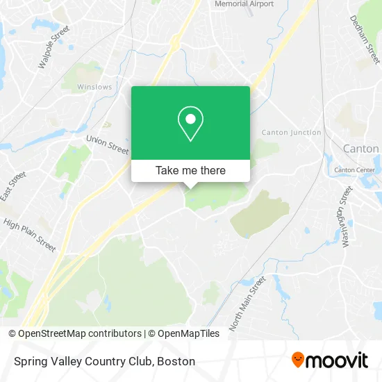 Spring Valley Country Club map