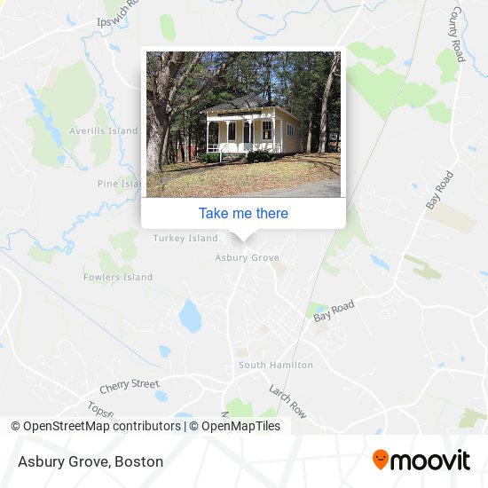 Asbury Grove map