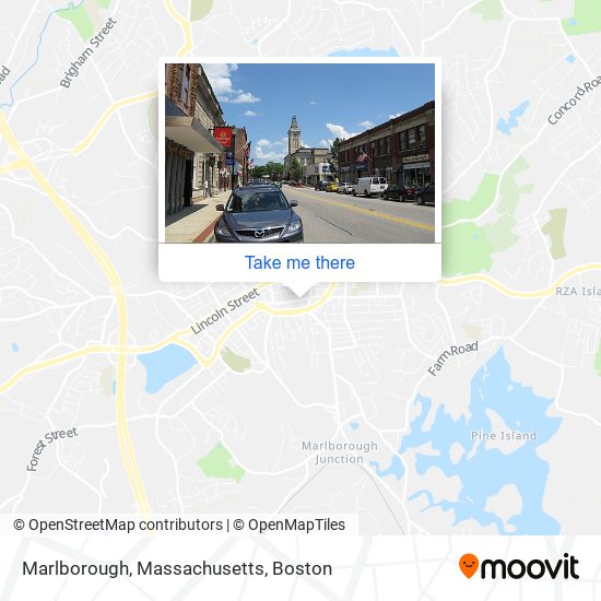 Mapa de Marlborough, Massachusetts