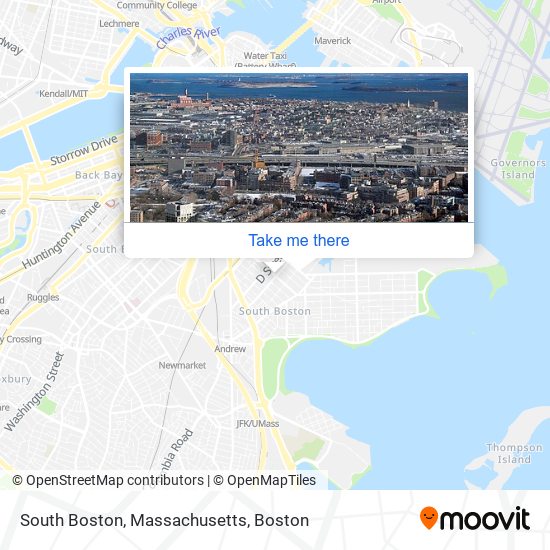 South Boston, Massachusetts map