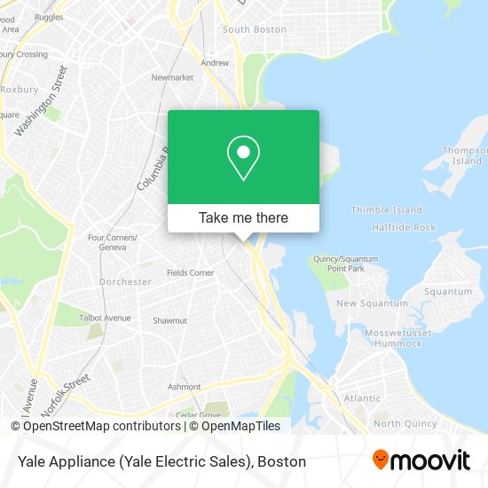 Mapa de Yale Appliance (Yale Electric Sales)