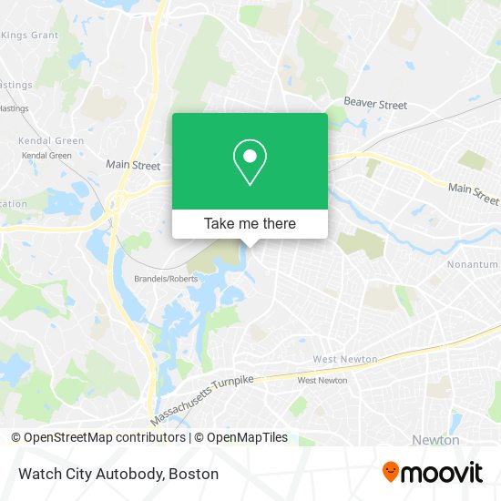 Watch City Autobody map