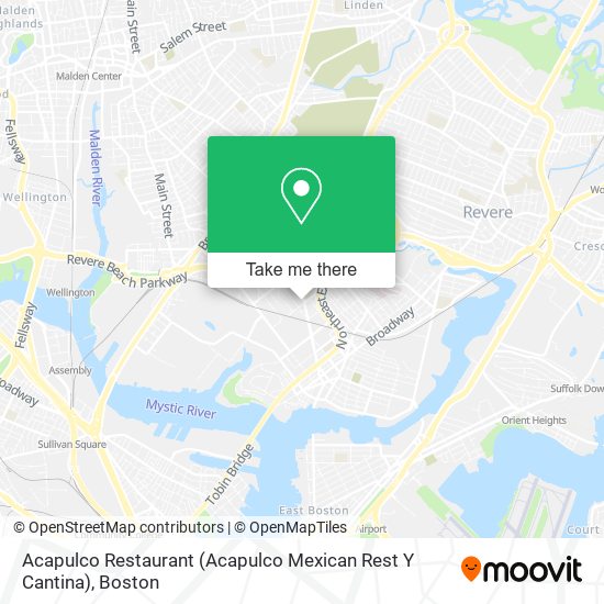 Acapulco Restaurant (Acapulco Mexican Rest Y Cantina) map