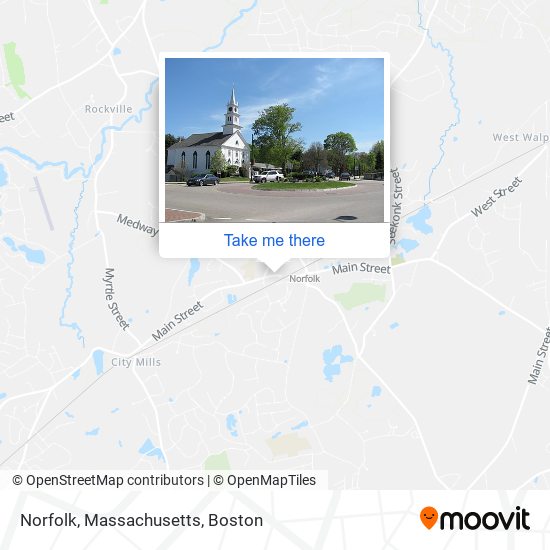 Norfolk, Massachusetts map