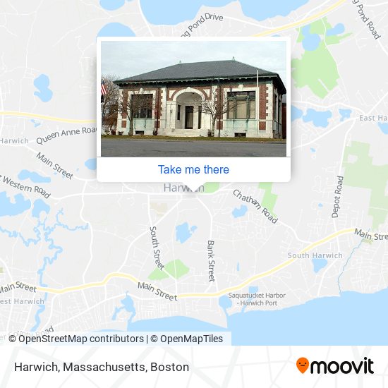 Mapa de Harwich, Massachusetts