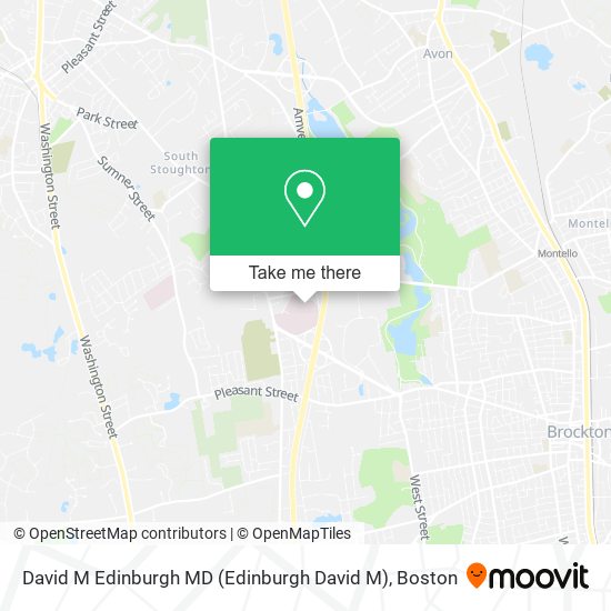David M Edinburgh MD map