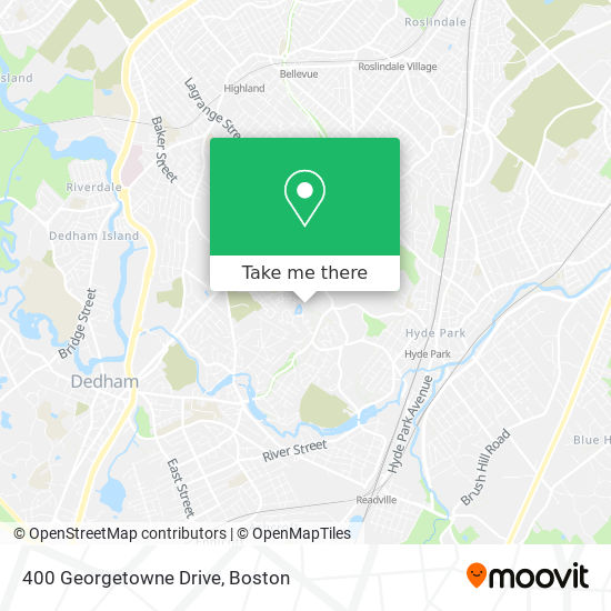 400 Georgetowne Drive map