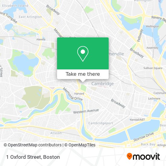 1 Oxford Street map
