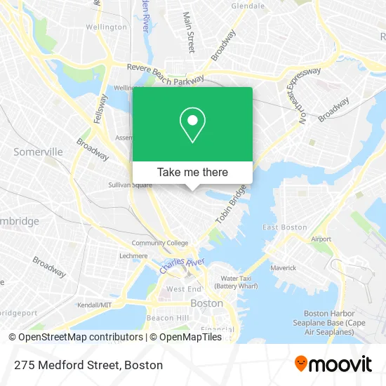 275 Medford Street map