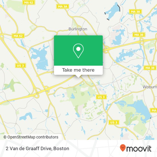 2 Van de Graaff Drive map