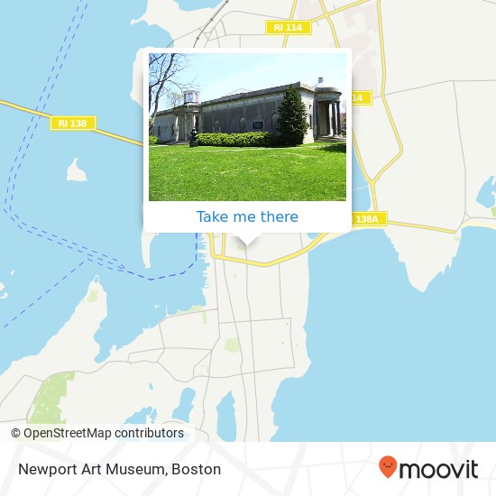 Mapa de Newport Art Museum