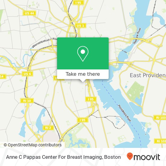 Anne C Pappas Center For Breast Imaging map