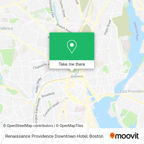 Renaissance Providence Downtown Hotel map