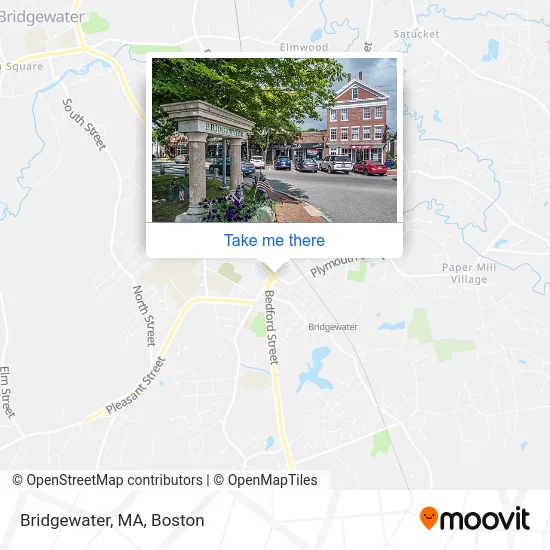Bridgewater, MA map